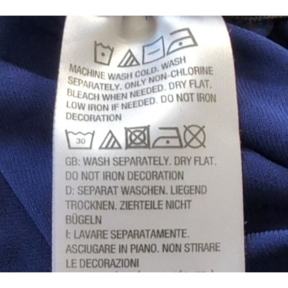 Susan Graver Women’s Size LARGE Navy Liquid Knit Keyhole Neck Dressy Festive Top - Picture 6 of 16